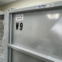 Global Equipment Steel Security Storage Cart image 0